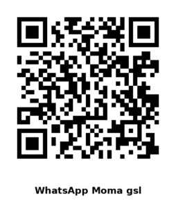 Código QR para contactar por WhatsApp a MOMA Global Solutions & Logistics